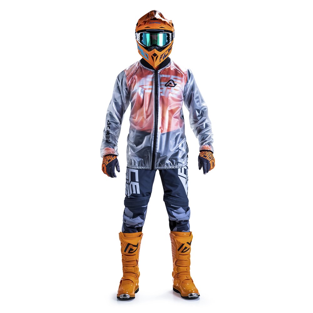 Chaqueta chubasquero Acerbis Rain Pro transparente 3.0