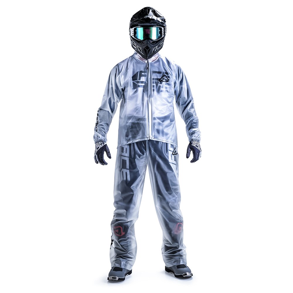 Chaqueta chubasquero Acerbis Rain transparente 3.0