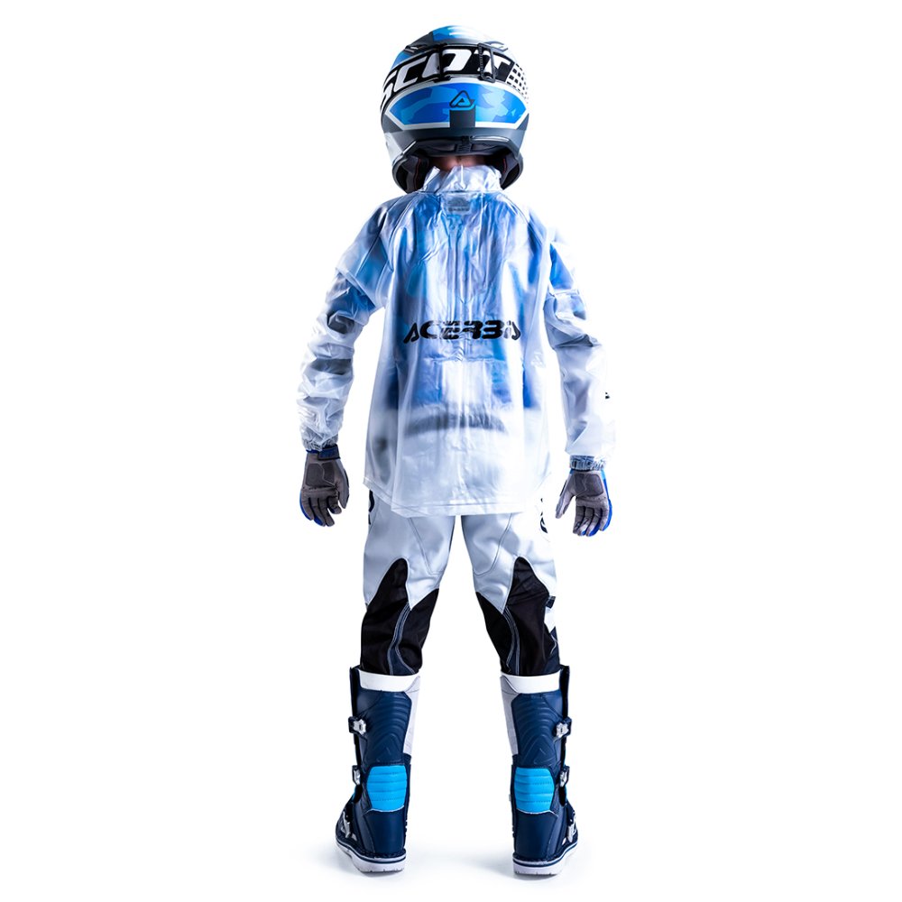 Chaqueta chubasquero Acerbis Rain transparente 3.0 niño