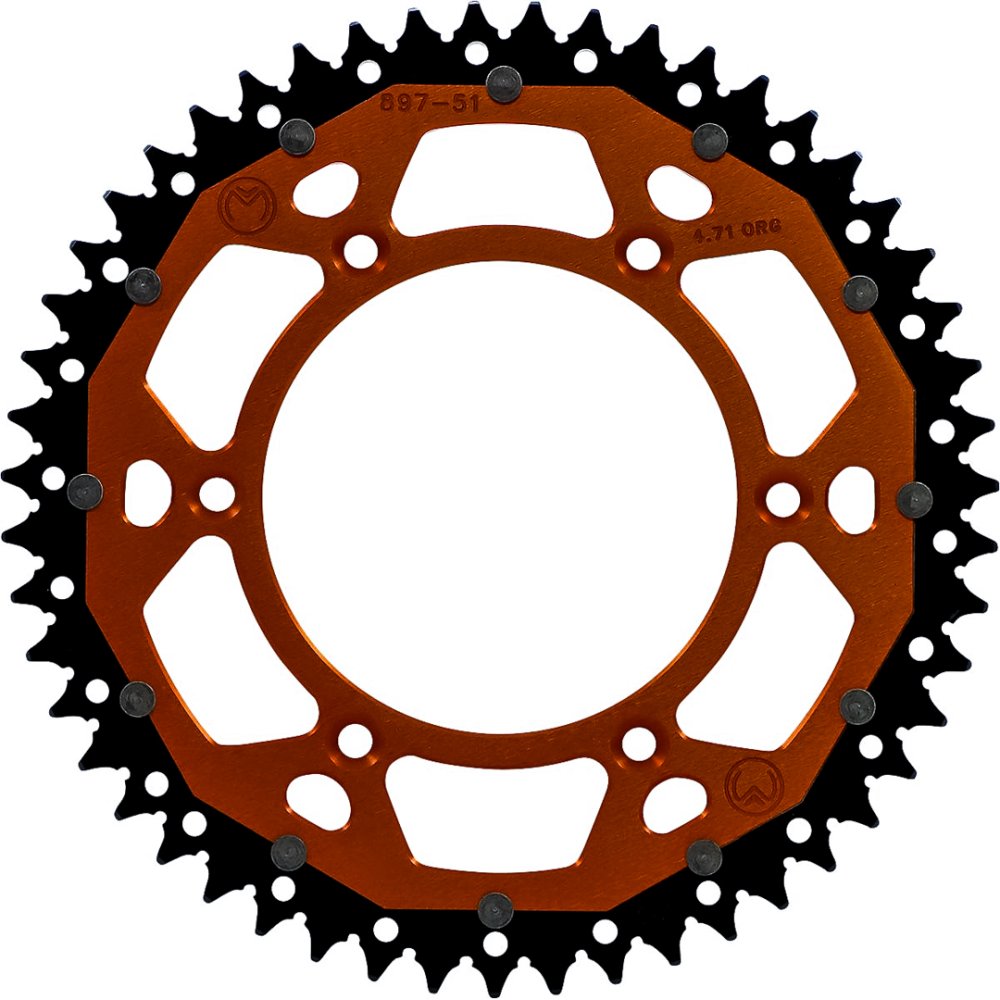 Corona acero-aluminio Mooseracing KTM / Husqvarna / Gas Gas