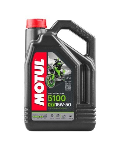 Aceite motor 4T Motul 5100 15W50 (4 Litros)