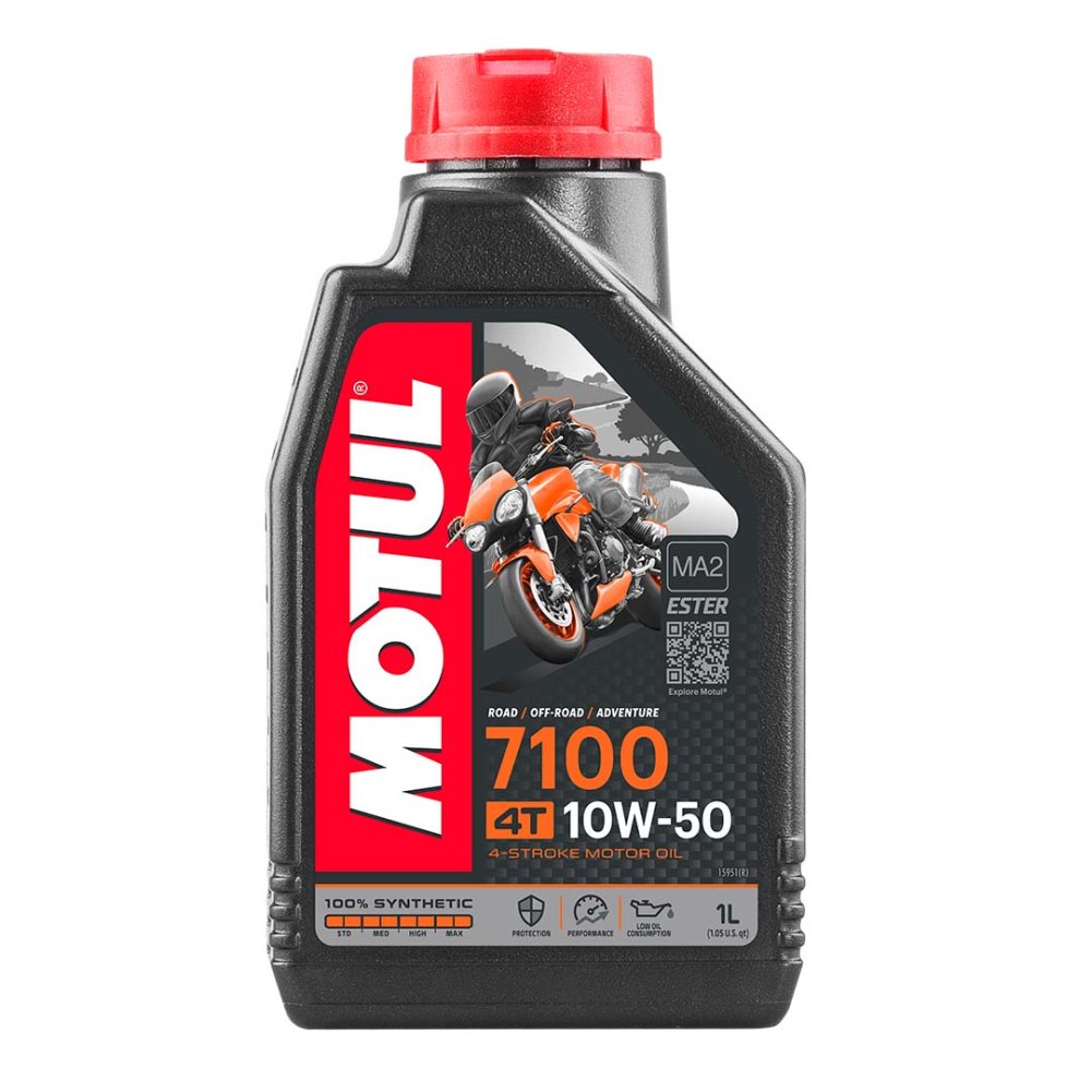 Aceite motor 4T Motul 7100 10W50 (1 Litro) Aceite motor 4T Motul 7100 10W50 (1 Litro)
