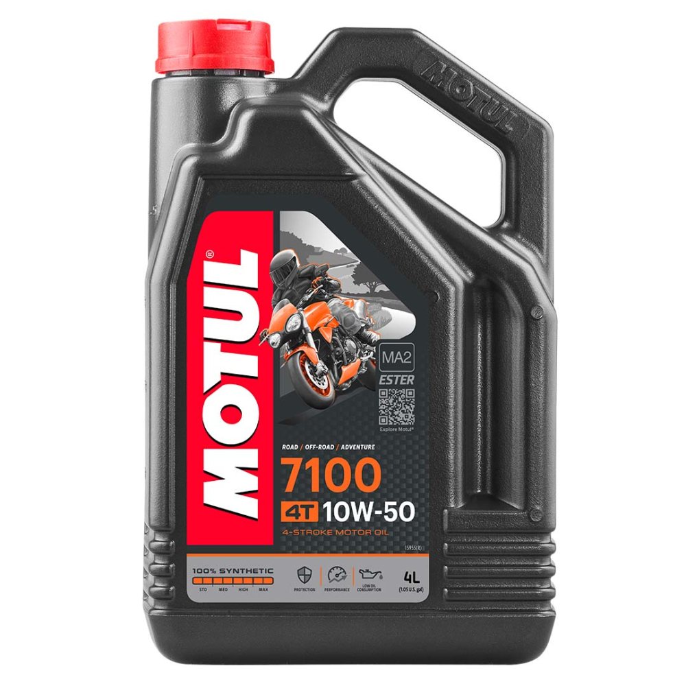 Aceite motor 4T Motul 7100 10W50 (4 Litros) Aceite motor 4T Motul 7100 10W50 (4 Litros)
