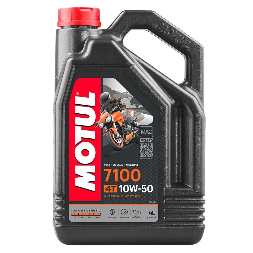 Aceite motor 4T Motul 7100 10W50 (4 Litros) Aceite motor 4T Motul 7100 10W50 (4 Litros)