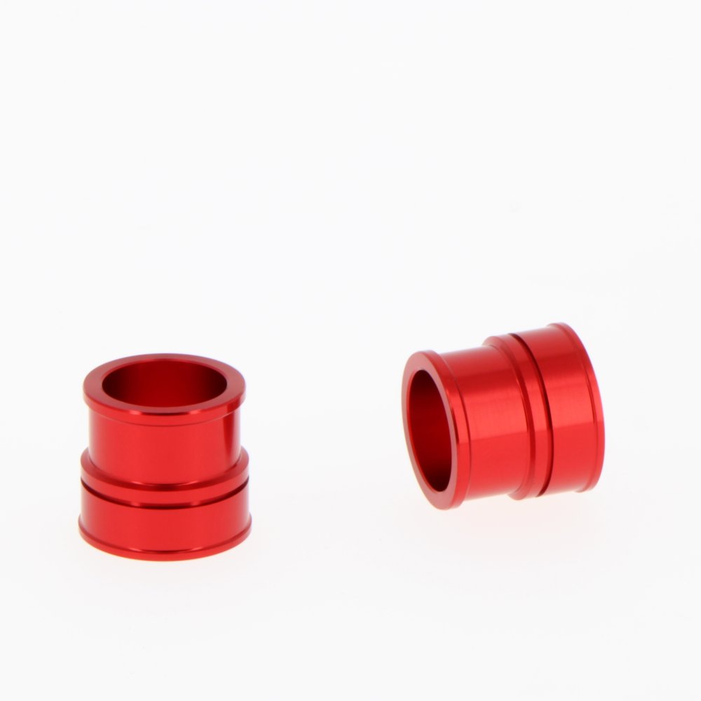 CASQUILLOS LLANTA DELANTERA RMZ 250 07-20,RMZ 450 05-20 ROJO