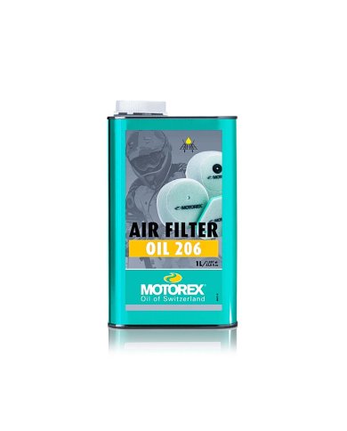 Aceite filtro de aire Motorex Air Filter Oil 206 (1 Litro) Aceite filtro de aire Motorex Air Filter Oil 206 (1 Litro)
