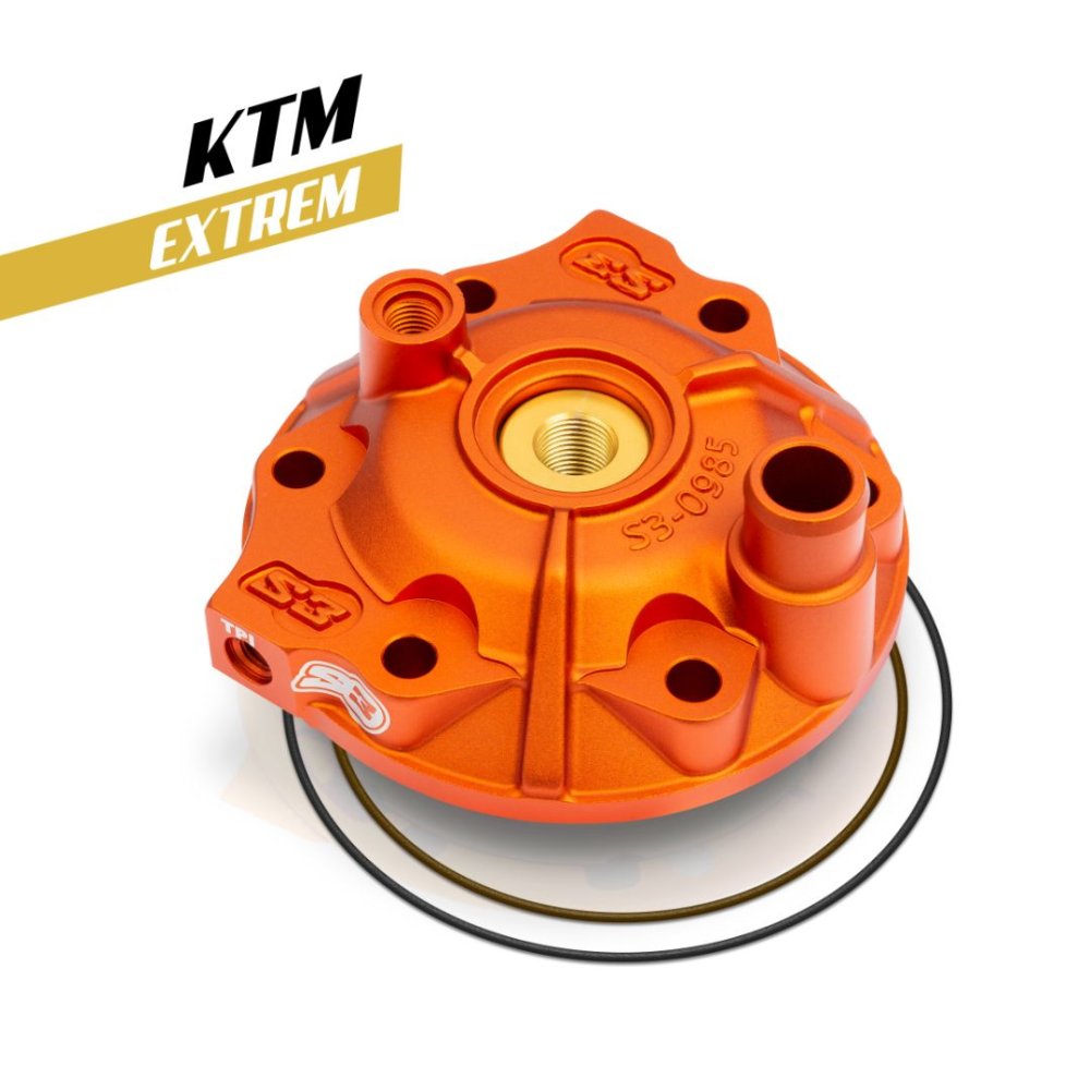 Culata + culatín Enduro Extreme S3 KTM TPI 250 (17-23) naranja Culata + culatín Enduro Extreme S3 KTM TPI 250 (17-23) naranja