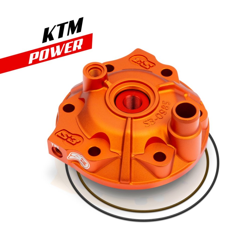 Culata + culatín S3 Power KTM EXC 300 (17-23) naranja
