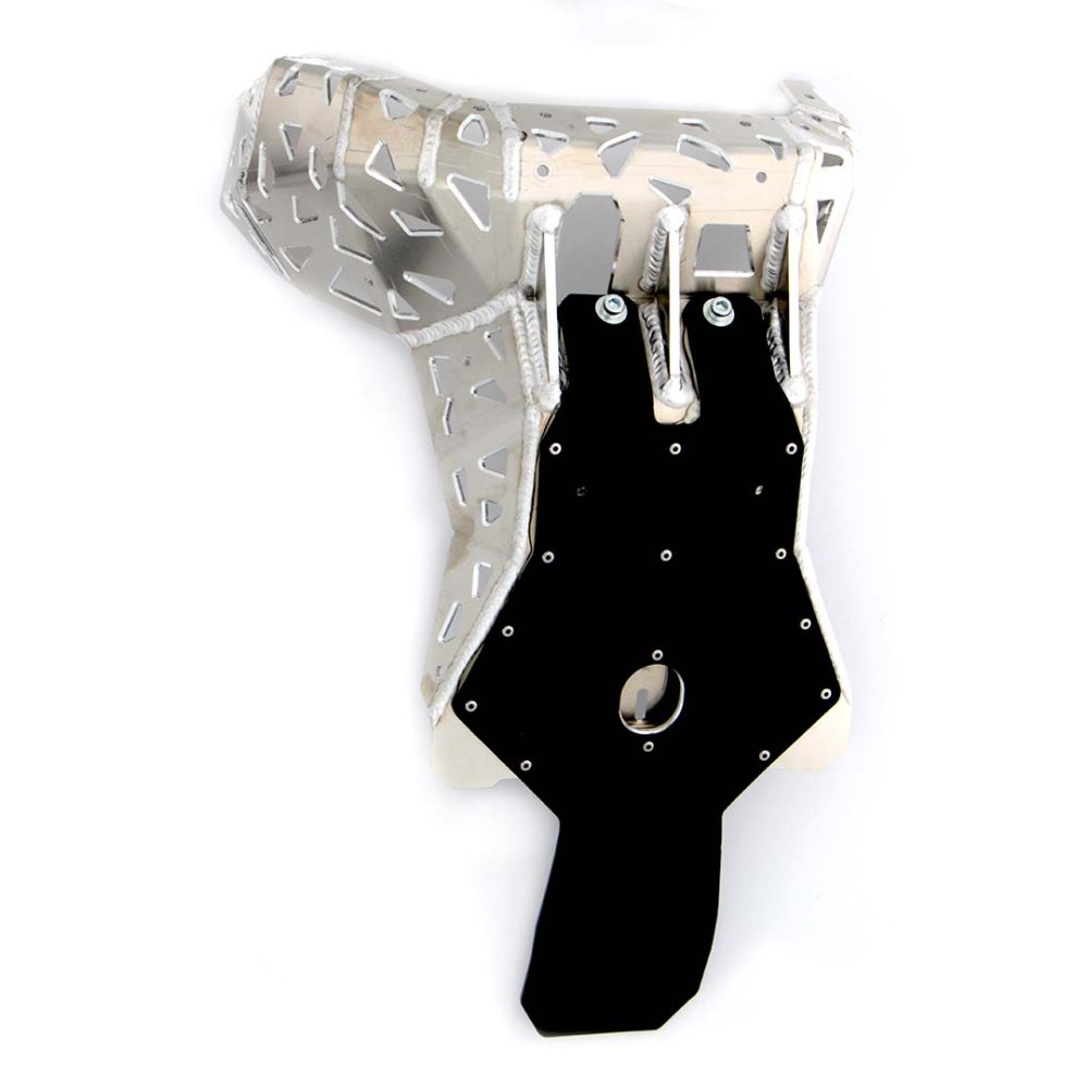 Cubrecárter Enduro con protector de escape y bieletas X-Trainer (15-22)