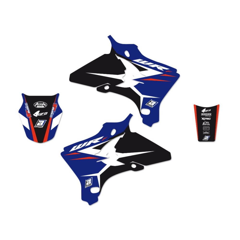 Kit de adhesivos Blackbird Racing Dream 4 Yamaha WRF 250 / WRF 450 05-06 Kit de adhesivos Blackbird Racing Dream 4 Yamaha WRF 250 / WRF 450 05-06