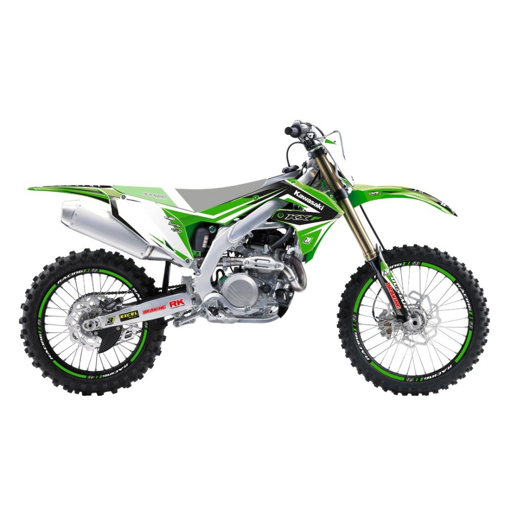 Kit de adhesivos Blackbird Racing Dream 4 Kawasaki KXF 250 21-22 / KXF 450 19-22