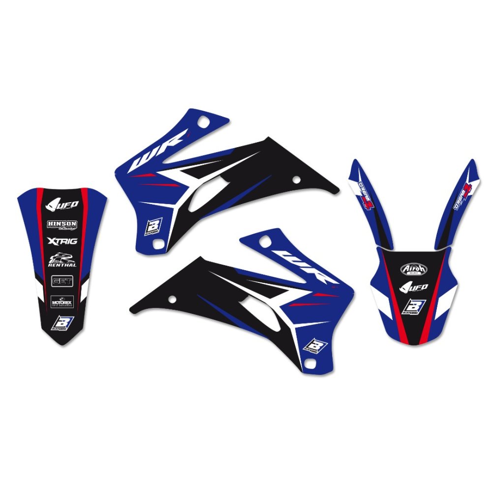 Pack plásticos + adhesivos Yamaha WRF 250 07-13 / WRF 450 07-11 Pack plásticos + adhesivos Yamaha WRF 250 07-13 / WRF 450 07-11