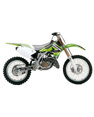 Pack plásticos + adhesivos Kawasaki KX 125 / KX 250 03-08