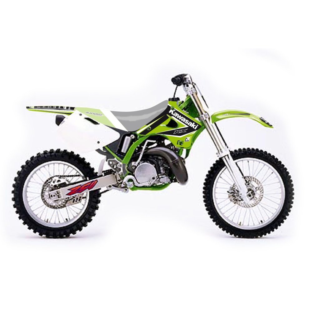 Pack plásticos + adhesivos Kawasaki KX 125 / KX 250 94-98