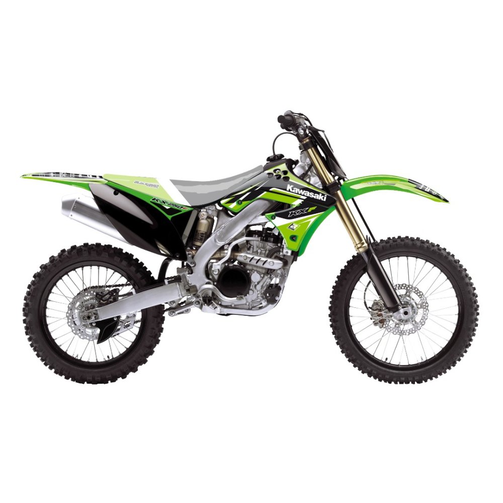 Pack plásticos + adhesivos Kawasaki KXF 250 09-12 Pack plásticos + adhesivos Kawasaki KXF 250 09-12