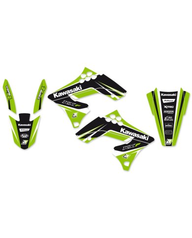 Pack plásticos + adhesivos Kawasaki KXF 250 09-12