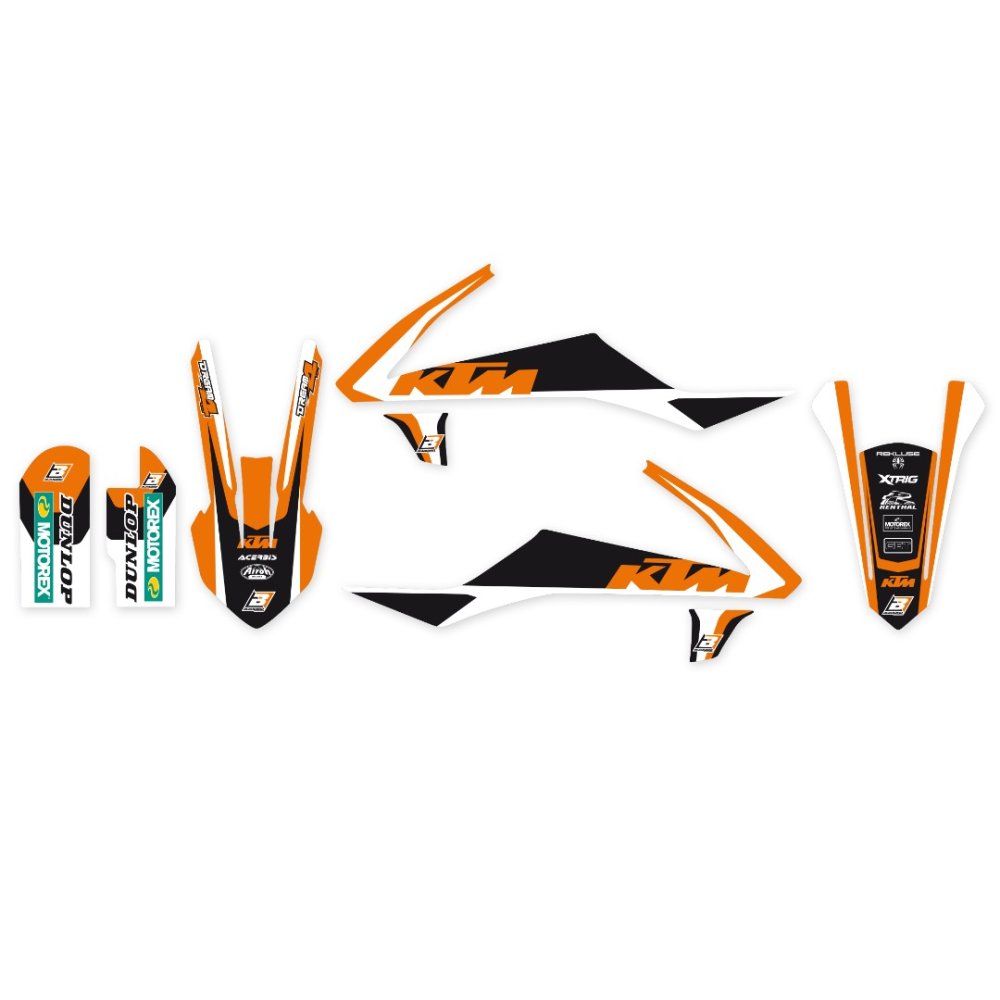 Pack plásticos + adhesivos Ktm SX 65 16-20 Pack plásticos + adhesivos Ktm SX 65 16-20