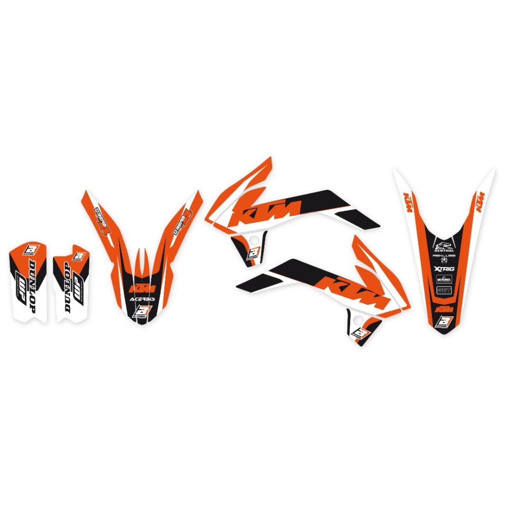 Pack plásticos + adhesivos Ktm SX 85 13-17 Pack plásticos + adhesivos Ktm SX 85 13-17