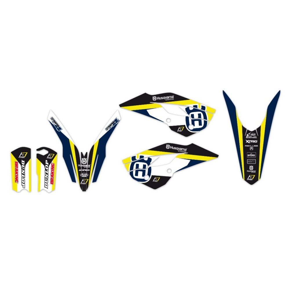 Pack plásticos + adhesivos Husqvarna TC 85 14-17 Pack plásticos + adhesivos Husqvarna TC 85 14-17