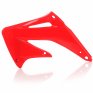 Tapas de radiador Honda CRF 02-04 rojas