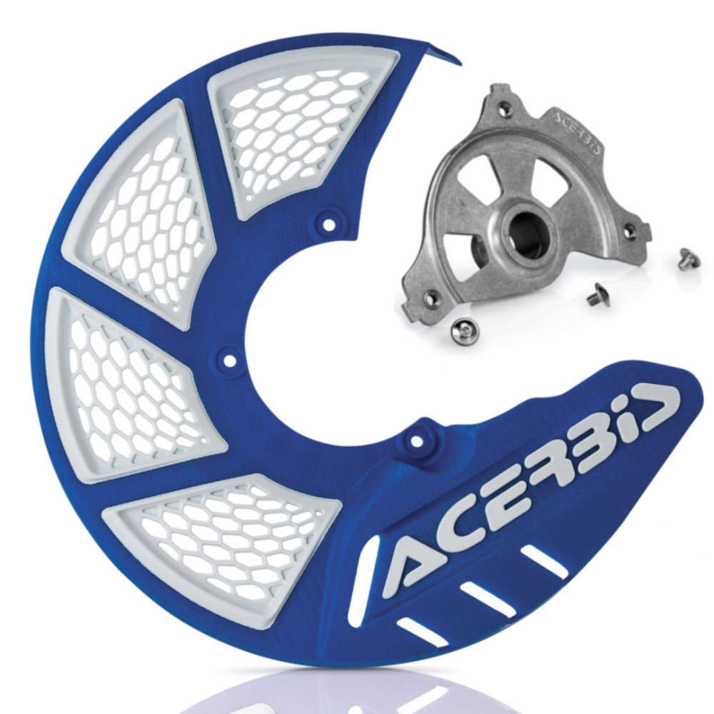 Combo protector + soporte disco delantero Acerbis X-brake 2.0 Yamaha YZ 125/250 04-23 / YZ 250/450 F 04-13 / Fantic XX 21-23