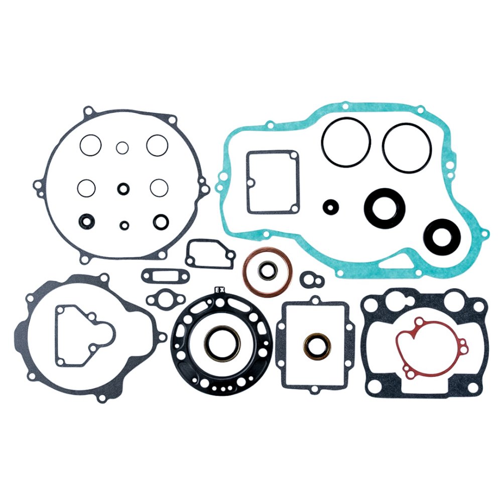 Kit completo juntas motor con retenes aceite Mooseracing Kawasaki KX 250 93-96