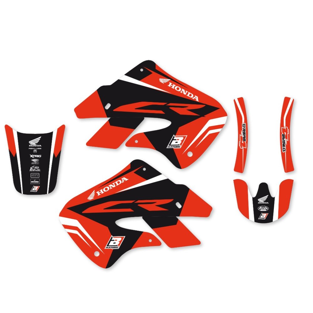 Pack plásticos + adhesivos Honda CR 125R CR / 250R 97-99