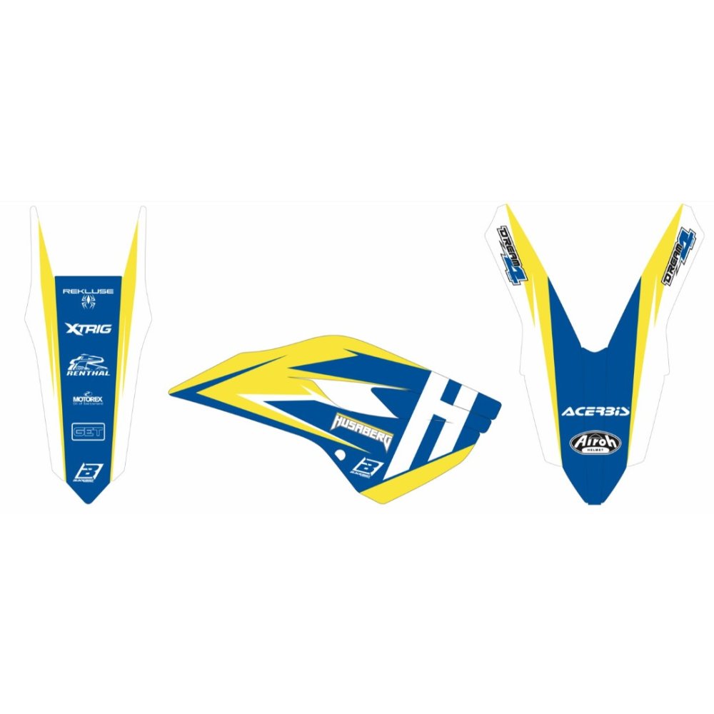 Kit de adhesivos Blackbird Racing Dream 4 Husaberg FE / FS 13-14