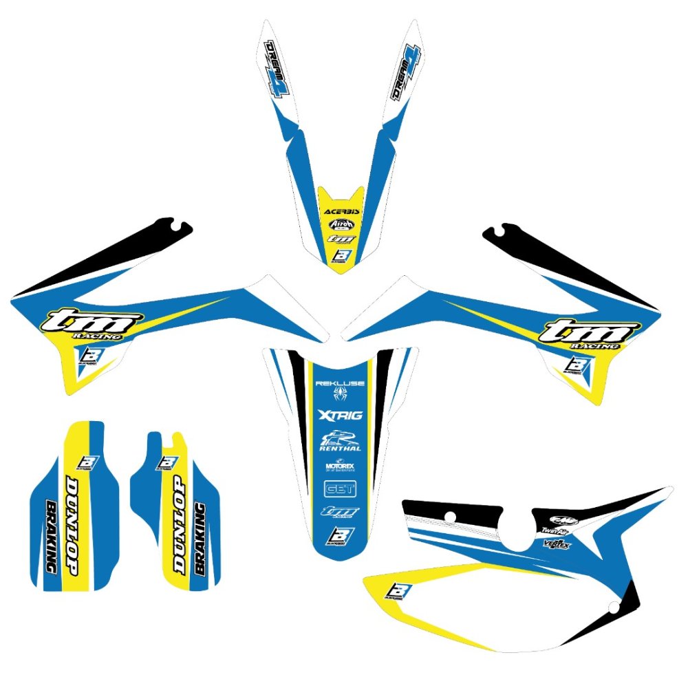 Kit de adhesivos Blackbird Racing Dream 4 TM 2T / 4T 15-21