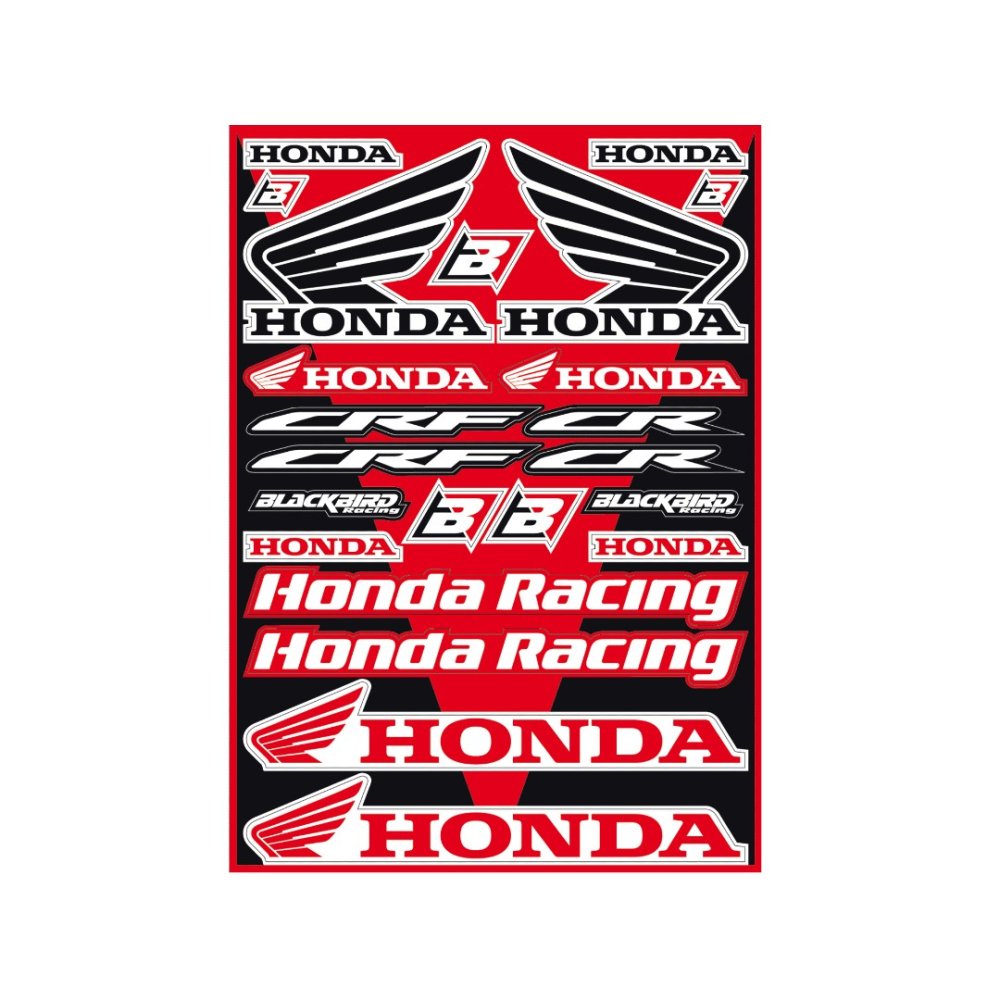 Pegatinas Sponsor BLACKBIRDRACING  HONDA CR-CRF 