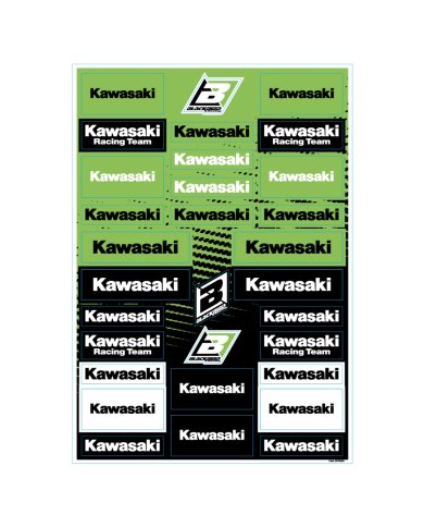 Pegatinas Sponsor Blackbird Racing KAWASAKI