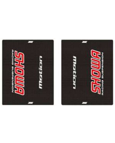 ADHESIVO HORQUILLA CARBON SHOWA ROJO\BLANCO 2 PCS ADHESIVO HORQUILLA CARBON SHOWA ROJO\BLANCO 2 PCS