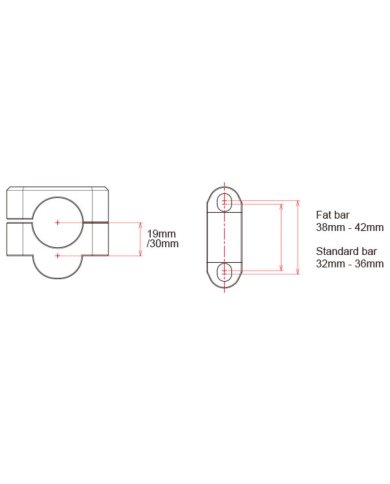 TORRETA UNIVERSAL H: 30MM 28.6MM TORRETA UNIVERSAL H: 30MM 28.6MM