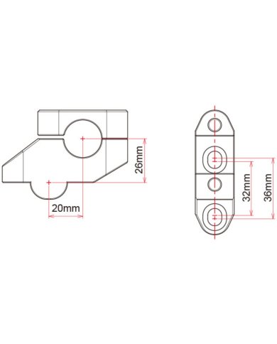 Torretas Zeta con avance para manillar de 22 Torretas Zeta con avance para manillar de 22