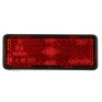 Catadióptrico rectangular 75X25mm rojo Catadióptrico rectangular 75X25mm rojo