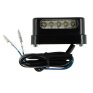 LUZ MATRÍCULA 3 LEDS CARCASA NEGRA