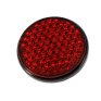 Catadióptrico redondo 60mm rojo