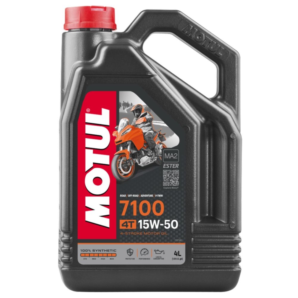 Aceite motor 4T Motul 7100 15W50 (4 Litros) Aceite motor 4T Motul 7100 15W50 (4 Litros)