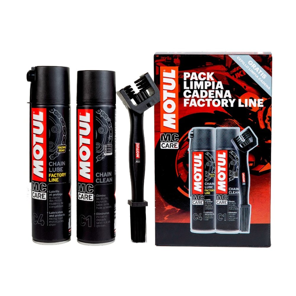 Pack mantenimiento cadena Motul Carretera