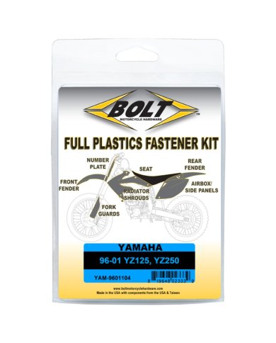 Kit de sujeción de plásticos Yamaha YZ 125/250 96-01 Kit de sujeción de plásticos Yamaha YZ 125/250 96-01