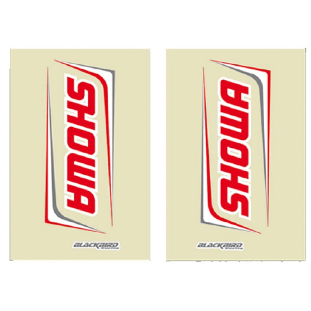 Adhesivos para Horquillas BLACKBIRDRACING SHOWA 2017 Transparente