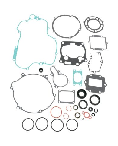 Kit completo juntas motor con retenes aceite Mooseracing Kawasaki KX 125 01-02