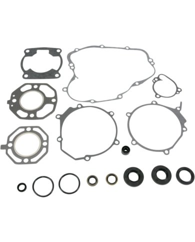 Kit completo juntas motor con retenes aceite Mooseracing Kawasaki KX80 88-89