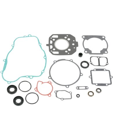 Kit completo juntas motor con retenes aceite Mooseracing Kawasaki KX125 85-86