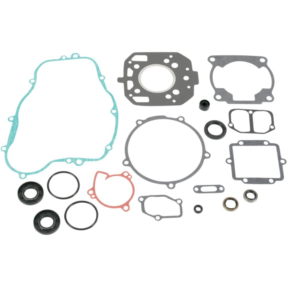Kit completo juntas motor con retenes aceite Mooseracing Kawasaki KX125 85-86