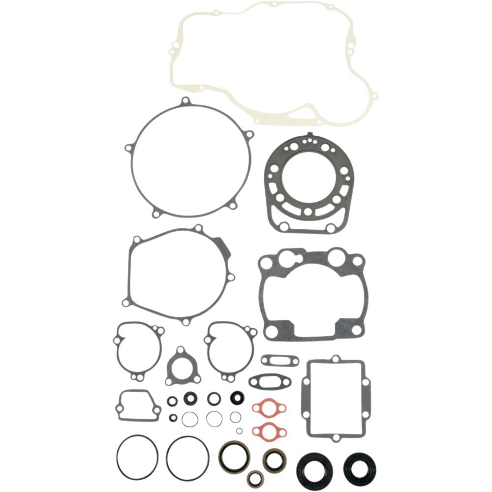 Kit completo juntas motor con retenes aceite Mooseracing Kawasaki KX250 88-89