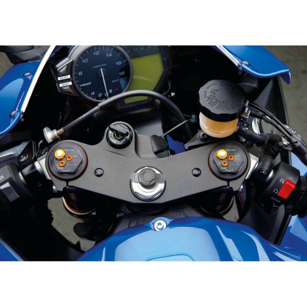 Fijación opti-line para tubo de dirección de moto 10 a 25 mm