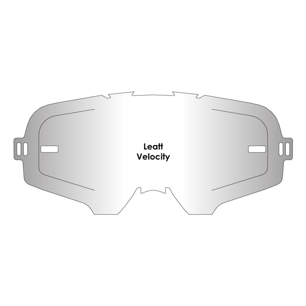 Cristal Airscreen con aberturas laterales Leatt Velocity 4.5/ 5.5/ 6.5