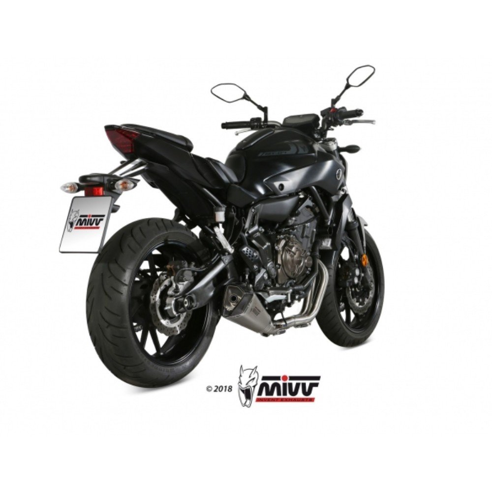 Escape Mivv Deltarace Inox Yamaha MT-07 / FZ-07 14-20