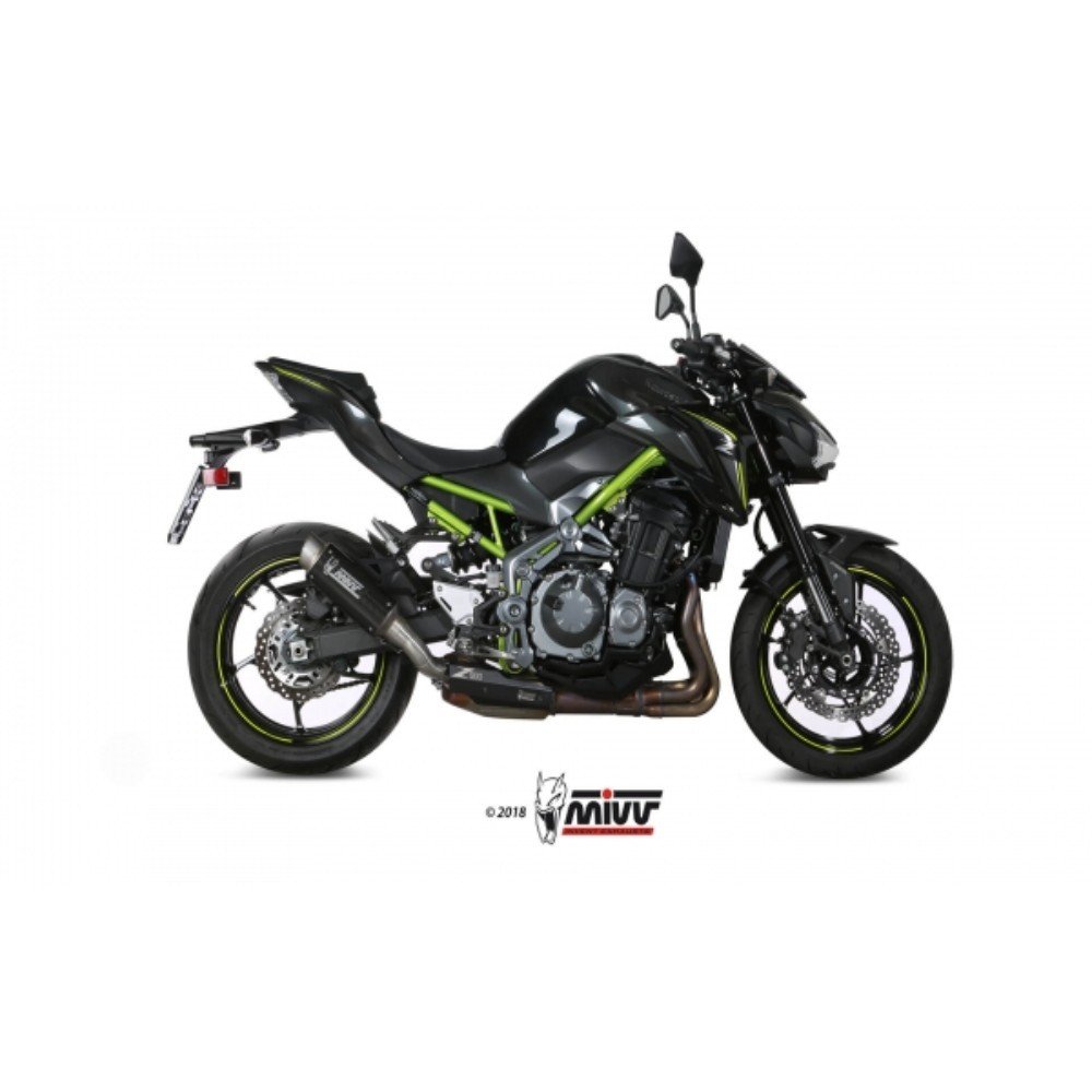 Escape Mivv (Slip-On) GPpro Carbon Kawasaki Z900 17-19 Z900 A2 17-22